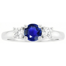 Afbeelding in Gallery-weergave laden, echte round diamant 1.50karaat ring zijaanzicht