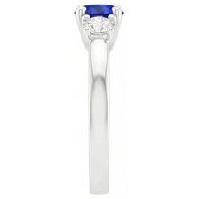 Afbeelding in Gallery-weergave laden, echte round diamant 1.50karaat ring profielweergave