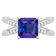 Afbeelding in Gallery-weergave laden, Natuurlijke Saffier Ring 6.25ct - Witgoud 14K