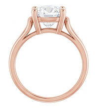 Afbeelding in Gallery-weergave laden, Dames Solitaire Ring Rond Oude Mijnwerker Natuurlijke uit de aarde gewonnen Diamant Prong Gezet 3.50 Karaat