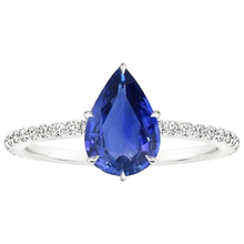 Afbeelding in Gallery-weergave laden, echte round diamant 4karaat ring profielweergave