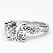 Afbeelding in Gallery-weergave laden, Vrouwen Echt Diamanten Verlovingsring