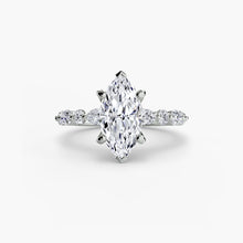Afbeelding in Gallery-weergave laden, Fijne Diamant Setting 0,35-karaat Gold – hoofdaanzicht
