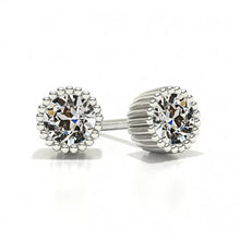 Afbeelding in Gallery-weergave laden, Handgemaakt Diamant Oorhangers 1 karaat – hoofdaanzicht