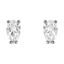 Afbeelding in Gallery-weergave laden, Old Mine Slijpvorm Briljant ring in 14 Karaat Witgoud – hoofdaanzicht