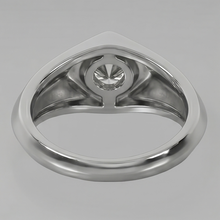 Afbeelding in Gallery-weergave laden, Wit Goud Heren Ring Echte Diamant