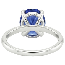 Afbeelding in Gallery-weergave laden, echte oval diamant 2karaat ring zijaanzicht