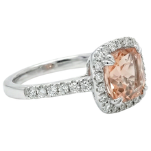 Afbeelding in Gallery-weergave laden, echte princess morganiet 8.00karaat ring close-up detail