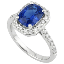 Afbeelding in Gallery-weergave laden, echte round diamant 3.40karaat ring close-up detail