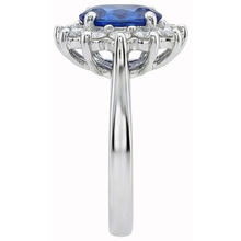 Afbeelding in Gallery-weergave laden, echte round diamant 3.20karaat ring bovenaanzicht