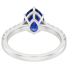 Afbeelding in Gallery-weergave laden, echte round diamant 5.50karaat ring zijaanzicht