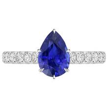 Afbeelding in Gallery-weergave laden, echte round diamant 5.50karaat ring profielweergave
