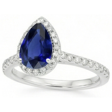 Afbeelding in Gallery-weergave laden, echte round diamant 3.50karaat ring close-up detail