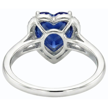 Afbeelding in Gallery-weergave laden, echte round diamant 3karaat ring profielweergave