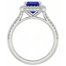 Afbeelding in Gallery-weergave laden, echte round diamant 4.50karaat ring zijaanzicht