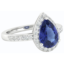 Afbeelding in Gallery-weergave laden, echte round diamant 3karaat ring profielweergave