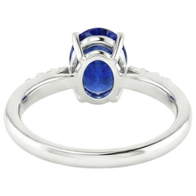 Afbeelding in Gallery-weergave laden, echte round diamant 3.50karaat ring bovenaanzicht