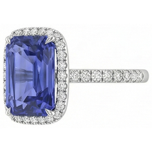 Afbeelding in Gallery-weergave laden, echte round diamant 4karaat ring close-up detail