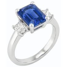 Afbeelding in Gallery-weergave laden, echte diamant 2.50karaat ring close-up detail