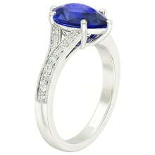 Afbeelding in Gallery-weergave laden, echte round diamant 4karaat ring close-up detail