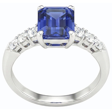 Afbeelding in Gallery-weergave laden, echte round diamant 2.50karaat ring vooraanzicht