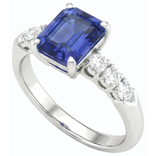 Afbeelding in Gallery-weergave laden, echte round diamant 2.50karaat ring close-up detail