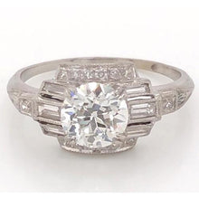 Afbeelding in Gallery-weergave laden, Witgouden Echt Diamanten Ring 3,50 Karaat Milgrain Sieraden Nieuw