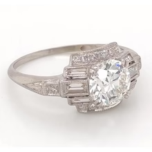Afbeelding in Gallery-weergave laden, Witgouden Echt Diamanten Ring 3,50 Karaat Milgrain Sieraden Nieuw