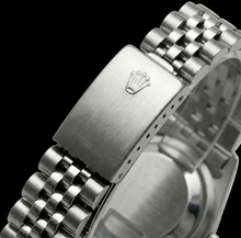 Afbeelding in Gallery-weergave laden, Witte Romeinse wijzerplaat Rolex damesarmband Datum Net diamanten rand