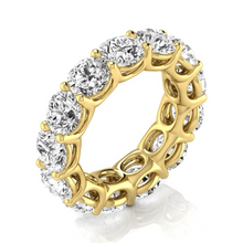 Afbeelding in Gallery-weergave laden, Briljant Rond Geslepen Eternity Band in 14K Geelgoud – hoofdaanzicht