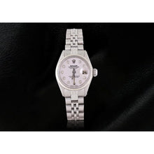 Afbeelding in Gallery-weergave laden, Zilveren diamanten Rolex