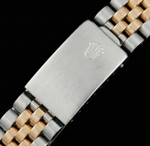 Afbeelding in Gallery-weergave laden, Zwarte wijzerplaat Rolex Datumjust 26 mm tweekleurig dameshorloge