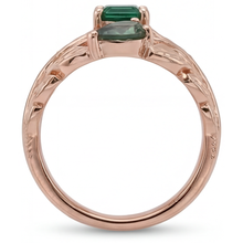 Afbeelding in Gallery-weergave laden, Elegant Gekleurde Steen Ring 2,50 karaat – hoekaanzicht