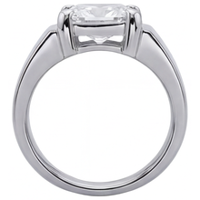 Afbeelding in Gallery-weergave laden, Briljant Heren Ring 5 karaat 14K Witgoud – profielaanzicht