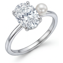 Afbeelding in Gallery-weergave laden, Op maat gemaakt Solitaire Ring 2 karaat – zijaanzicht