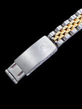 Afbeelding in Gallery-weergave laden, dame Champagne Stok Rolex-wijzerplaat Roestvrij staal en gouden jubileumarmband