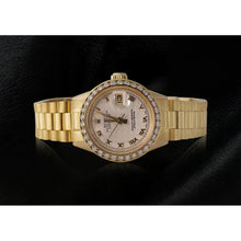 Afbeelding in Gallery-weergave laden, Rolex Datumjust horloge diamanten rand