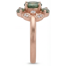 Afbeelding in Gallery-weergave laden, Luxueus Dendritic Agate Edelsteen Ring 3,25 karaat – hoekaanzicht