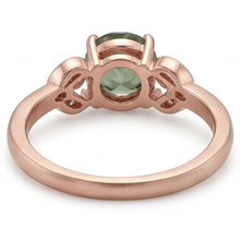 Afbeelding in Gallery-weergave laden, Edelsteen Ring 14K Rosé Goud met Dendritic Agate – bovenaanzicht