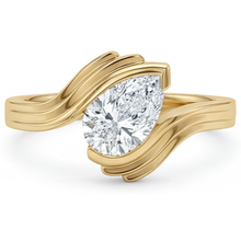 Afbeelding in Gallery-weergave laden, Op maat gemaakt Diamant Solitaire Verlovingsring 1,50 karaat – hoofdaanzicht