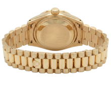 Afbeelding in Gallery-weergave laden, diamanten rand Presidentiële stijl horloge G Champagne Stok Wijzerplaat Datumjust