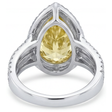 Afbeelding in Gallery-weergave laden, Briljant Statement Ring 4 karaat – profielaanzicht