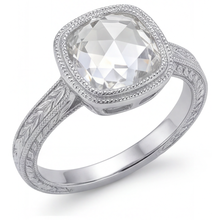 Afbeelding in Gallery-weergave laden, Fijne Diamant Halo Ring 3,25-karaat 14K Witgoud – vooraanzicht