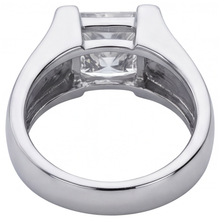 Afbeelding in Gallery-weergave laden, Fijne Diamant Heren Ring – bovenaanzicht