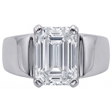 Afbeelding in Gallery-weergave laden, Fijne Diamant Heren Ring – zijaanzicht