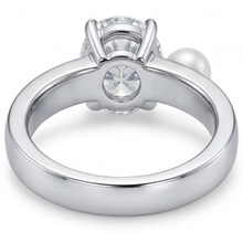 Afbeelding in Gallery-weergave laden, Fijne Diamant Solitaire Ring 2,25 karaat 14K Witgoud – bovenaanzicht