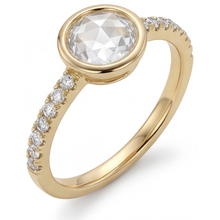 Afbeelding in Gallery-weergave laden, Fijne Diamant Solitaire Verlovingsring 1,50 karaat 14K Geelgoud – vooraanzicht