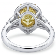 Afbeelding in Gallery-weergave laden, Luxe Halo Zetting Ring 2,50 karaat – hoekaanzicht