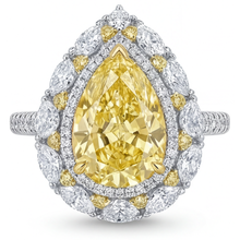 Afbeelding in Gallery-weergave laden, Glanzend Halo Zetting Ring 3,50 karaat – hoofdaanzicht