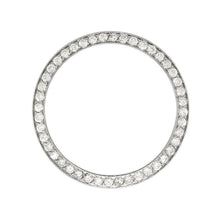 Afbeelding in Gallery-weergave laden, Rond Briljant Fijne Diamant ring in Stainless Steel – hoofdaanzicht